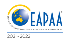 EAPAA (employee assistance professional association of Australasia inc) logo showing that ACT Curious is a member of this prestigious professional organisation